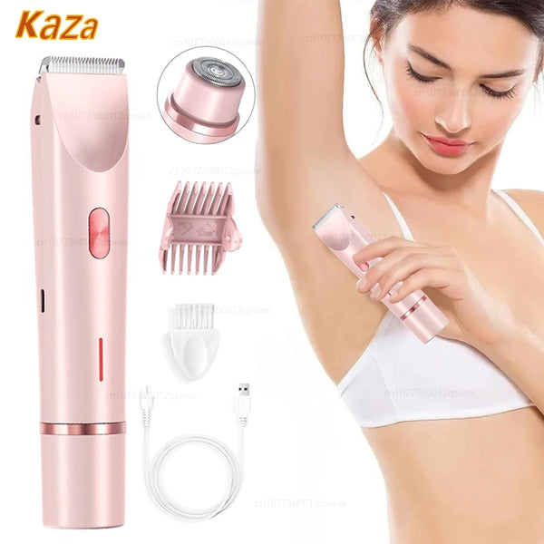 SmoothGlow Compact Electric Bikini Trimmer