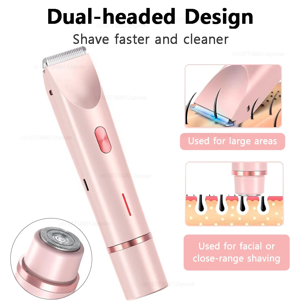 SmoothGlow Compact Electric Bikini Trimmer