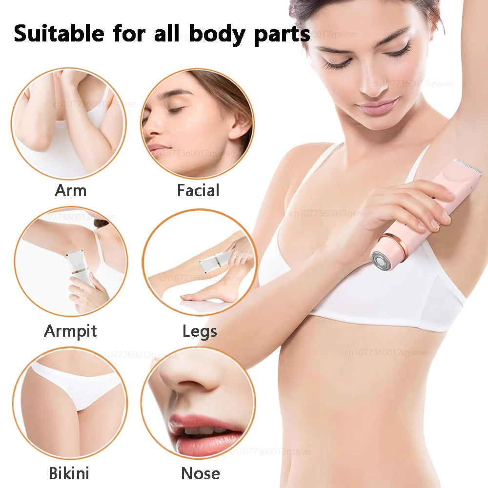 SmoothGlow Compact Electric Bikini Trimmer