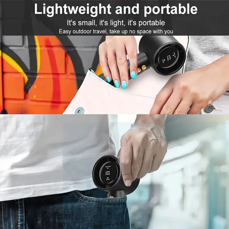 Turbo Breeze Portable Hand Fan