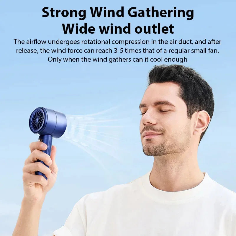 Turbo Breeze Portable Hand Fan