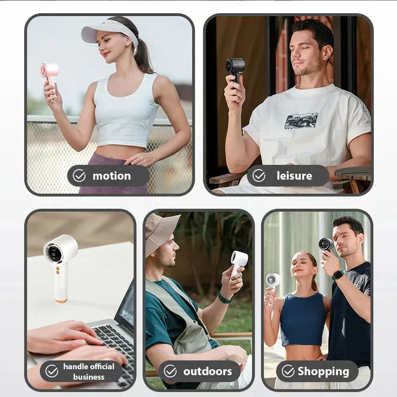 Turbo Breeze Portable Hand Fan
